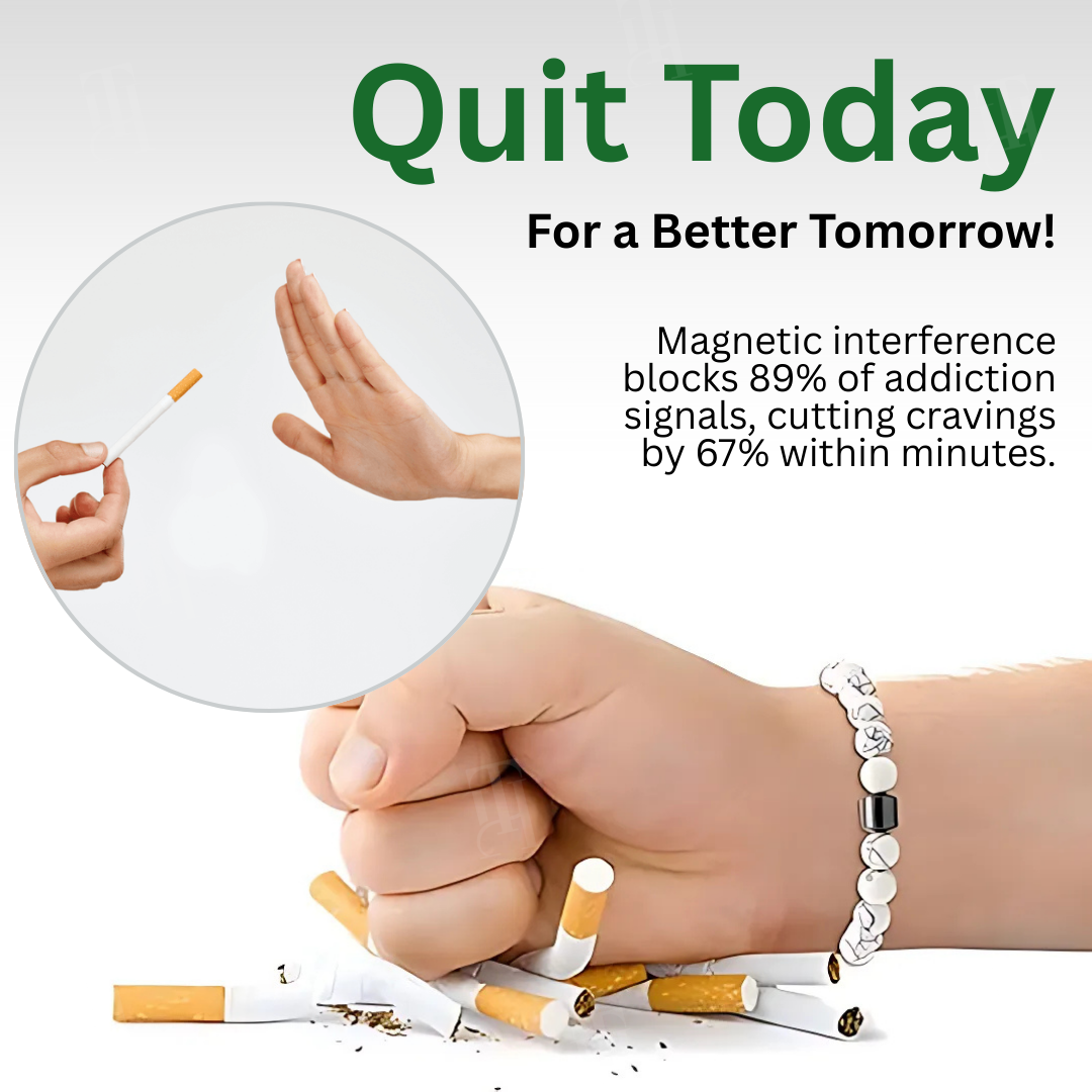Official Store:Czticle® Smoking Cessation Magnet Bracelet-🚭 Break Free from Nicotine Addiction in Just 21 Days
