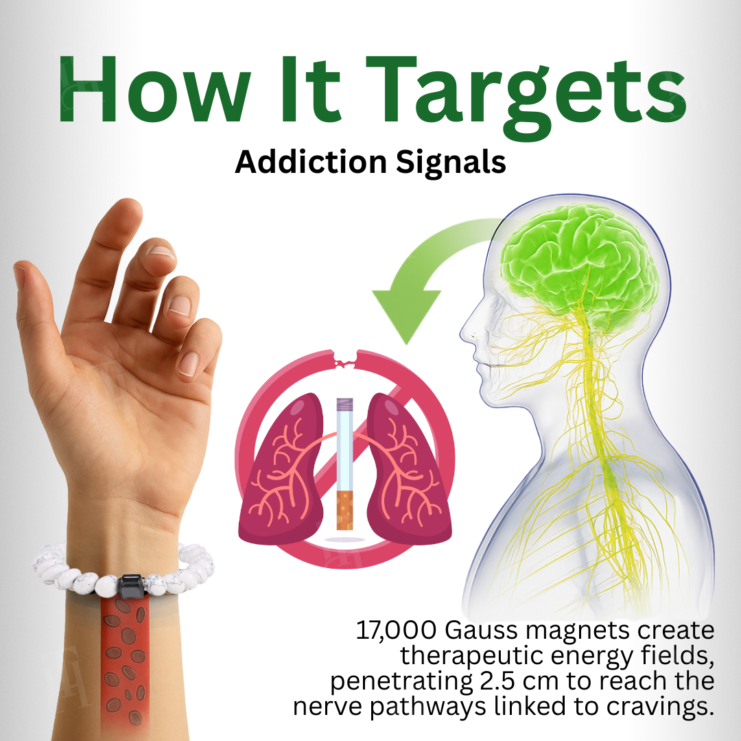 Official Store:Czticle® Smoking Cessation Magnet Bracelet-🚭 Break Free from Nicotine Addiction in Just 21 Days