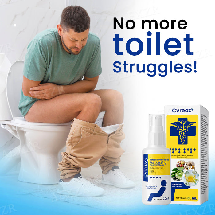 Official Store:Cvreoz® Herbal Hemorrhoids Fast-Acting Treatment Spray – 7 Days to a Happy, Pain-Free 🍑—Guaranteed!