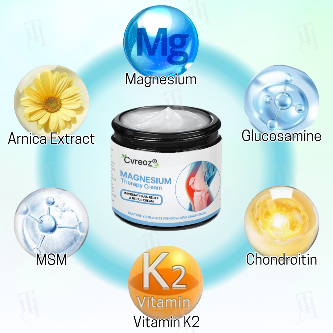Official Store: Cvreoz® Magnesium Therapy Cream | FDA-approved. Doctor recommended.