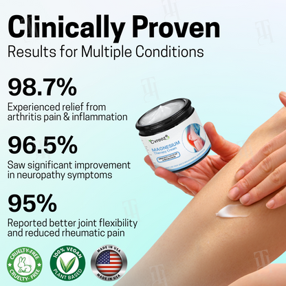 Official Store: Cvreoz® Magnesium Therapy Cream | FDA-approved. Doctor recommended.
